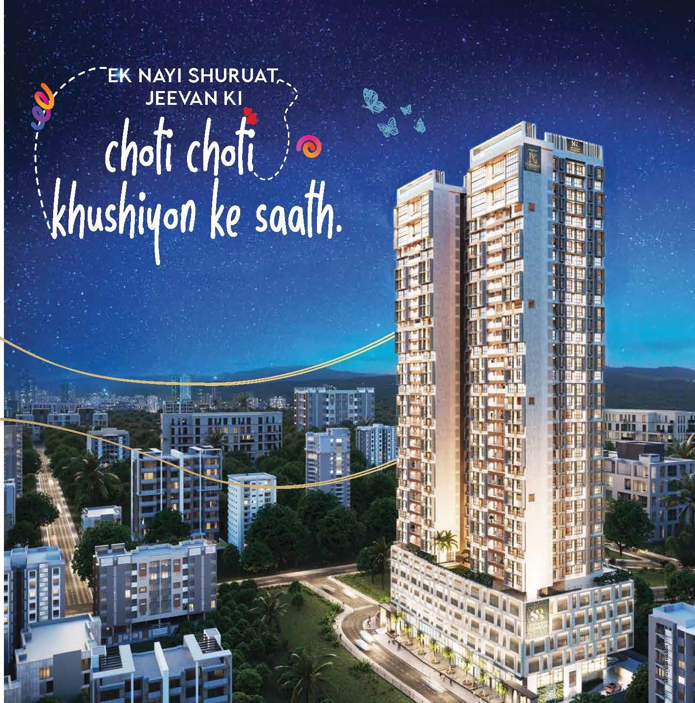Shivani Rudram. A Project by Rudraamar Group. Near MG Road. Kandivali (West). Mumbai